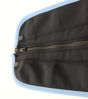 Baby-Pungi® Jackenerweiterung schwarz/blau – Bild 3